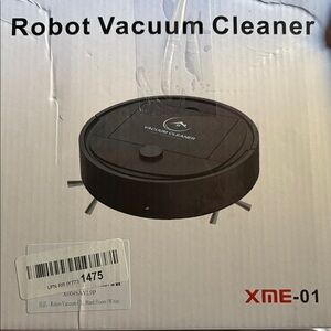 XME-01 Black Robot Vacuum Cleaner